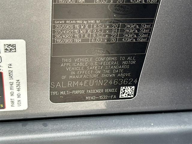 Photo of 2022 Eiger Grey Land Rover Discovery