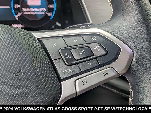 Photo of 2024 Deep Black Pearl Volkswagen Atlas Cross Sport