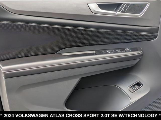 Photo of 2024 Deep Black Pearl Volkswagen Atlas Cross Sport