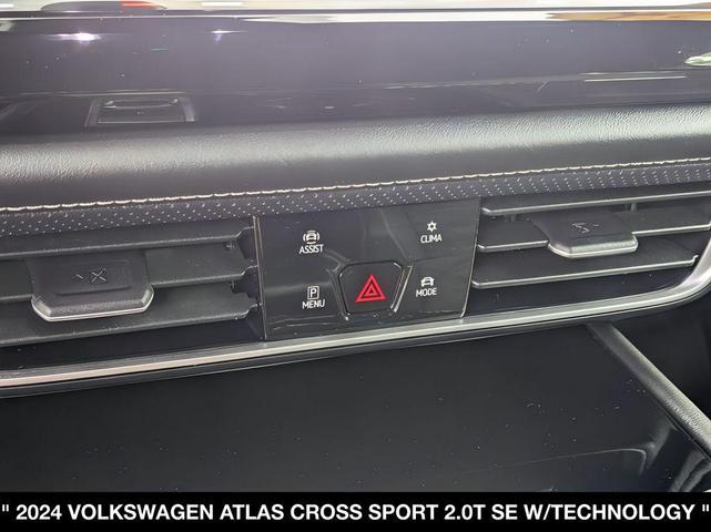 Photo of 2024 Deep Black Pearl Volkswagen Atlas Cross Sport