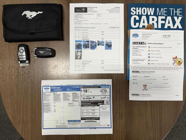 Photo of 2021 Shadow Black Ford Mustang