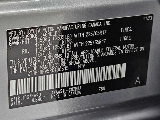 Photo of 2024 Silver Sky Metallic Toyota RAV4