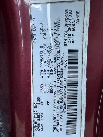 Photo of 1999 Red Toyota Tacoma