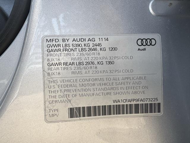 Photo of 2015 Silver Metallic Audi Q5