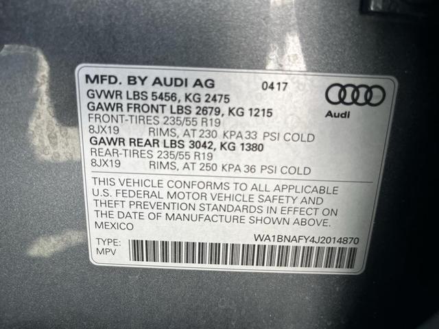 Photo of 2018 Monsoon Gray Metallic Audi Q5