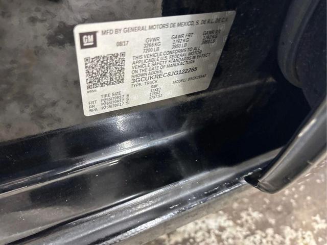 Photo of 2018 Black Chevrolet Silverado 1500