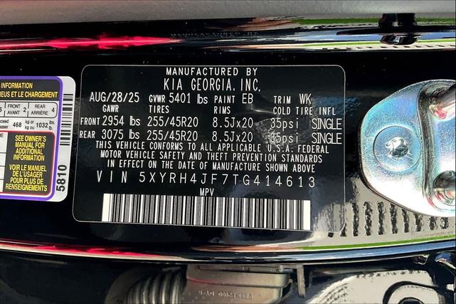 Photo of 2026 Ebony Black Kia Sorento