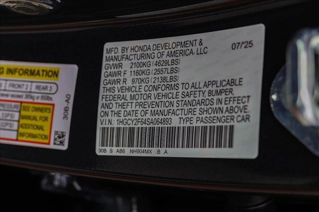 Photo of 2025 Meteorite Gray Metallic Honda Accord Hybrid