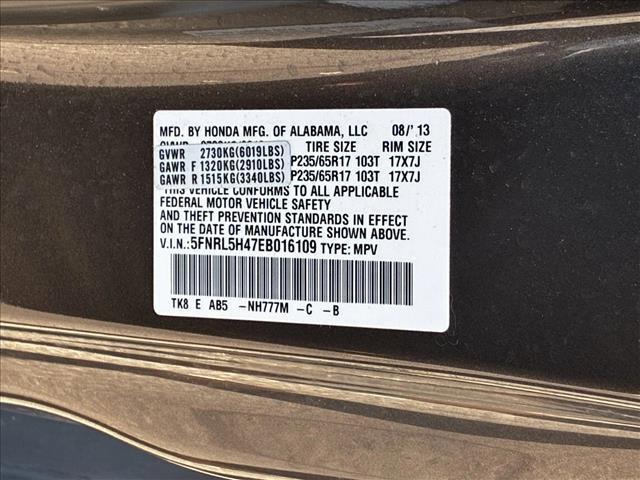 Photo of 2014 Modern Steel Metallic Honda Odyssey