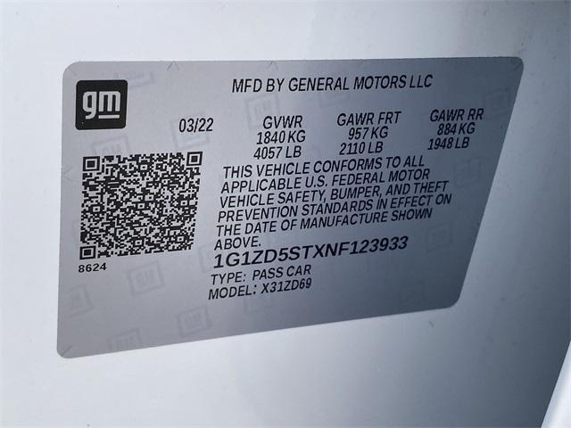 Photo of 2022 Summit White Chevrolet Malibu