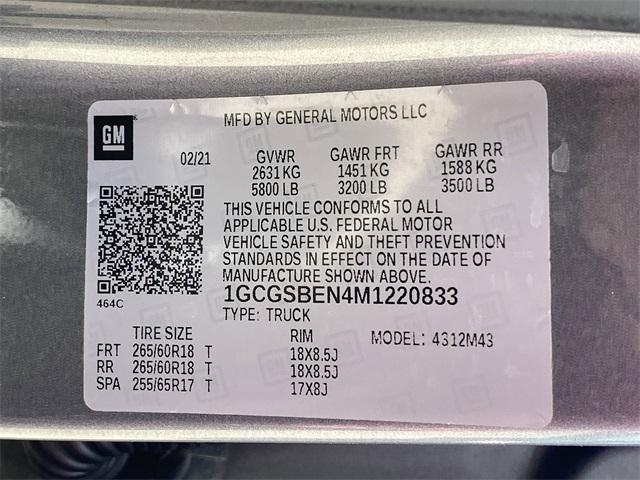 Photo of 2021 Satin Steel Metallic Chevrolet Colorado
