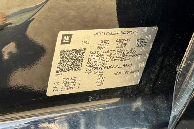 Photo of 2019 Black Chevrolet Silverado 1500