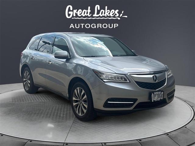 Photo of 2016 Lunar Silver Metallic Acura MDX