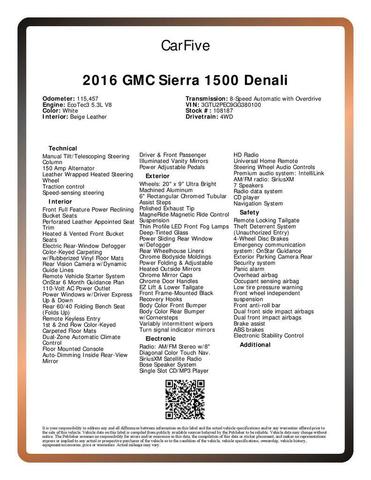 Photo of 2016 White Frost Tricoat GMC Sierra 1500
