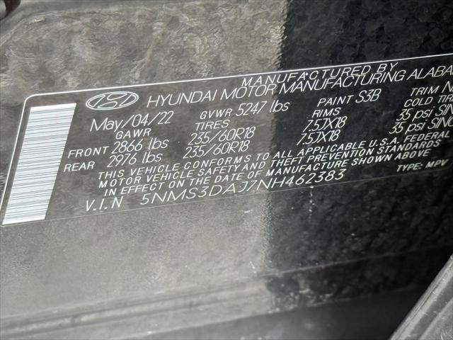 Photo of 2022 Twilight Black Hyundai SANTA FE