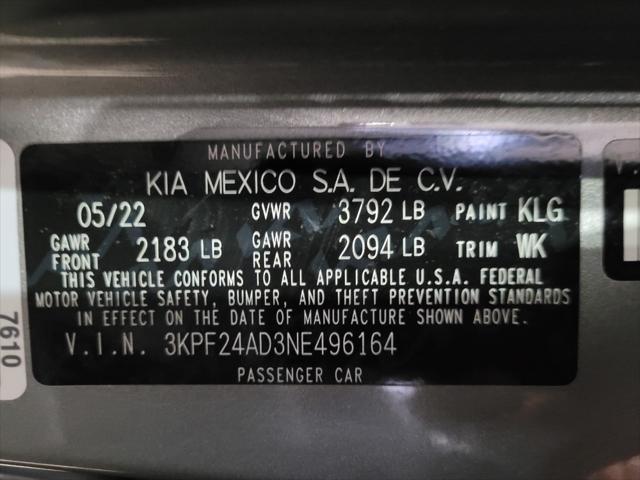 Photo of 2022 Gray Kia Forte