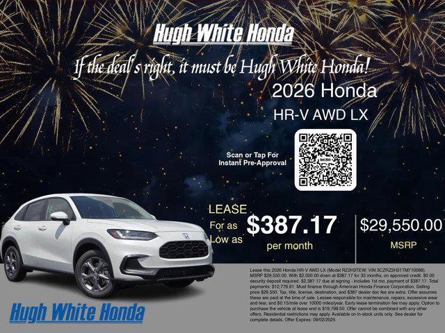 Photo of 2026 Platinum White Pearl Honda HR-V