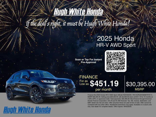 Photo of 2025 Crystal Black Pearl Honda HR-V