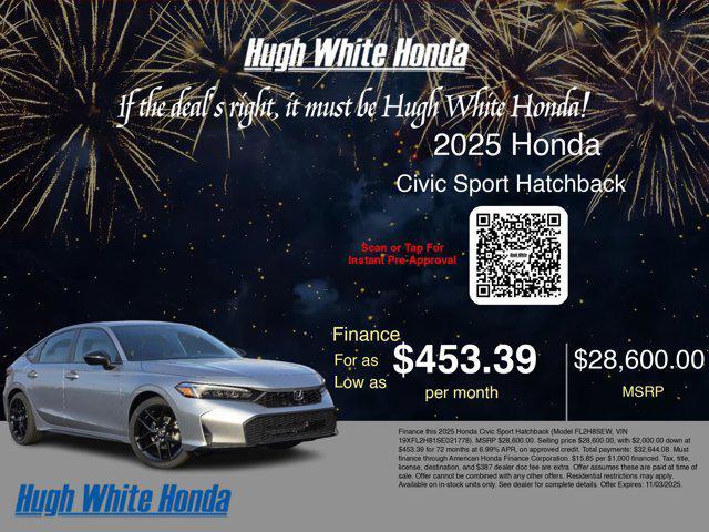 Photo of 2025 Solar Silver Metallic Honda Civic