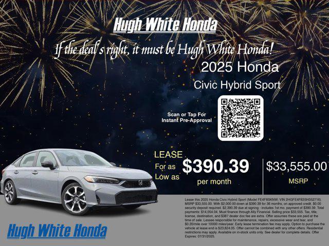 Photo of 2025 Urban Gray Pearl Honda Civic Hybrid