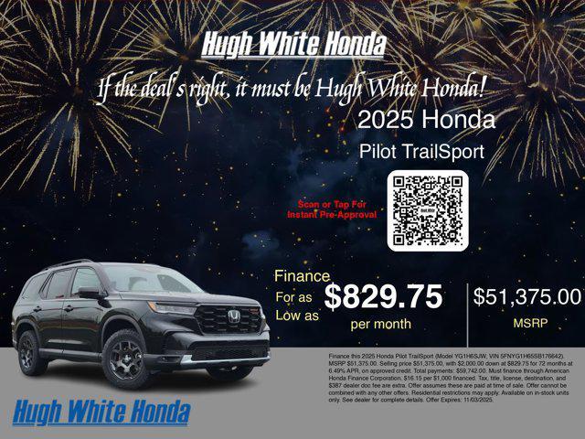 Photo of 2025 Nh-731p/Crystal Bl Honda Pilot