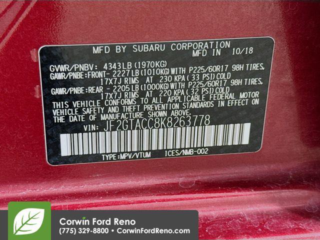 Photo of 2019 Venetian Red Pearl Subaru Crosstrek