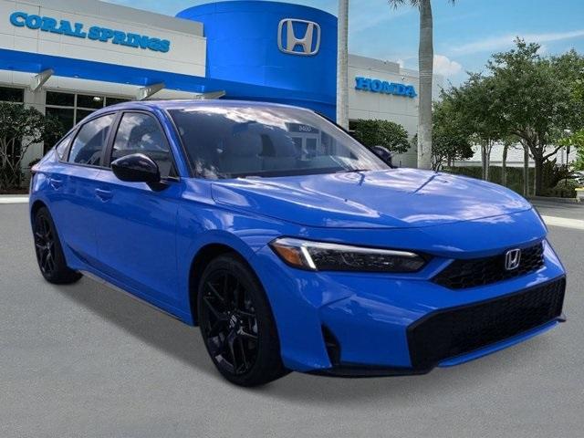 Photo of 2025 Boost Blue Pearl Honda Civic Hybrid