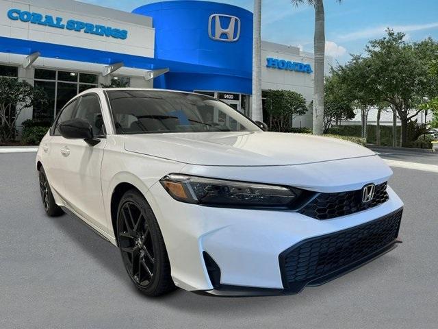 Photo of 2025 Platinum White Pearl Honda Civic
