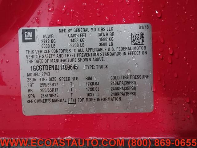 Photo of 2018 Red Hot Chevrolet Colorado