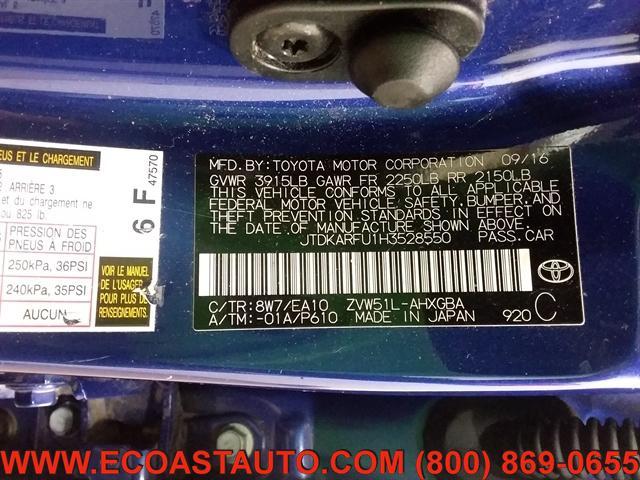 Photo of 2017 Blue Crush Metallic Toyota Prius