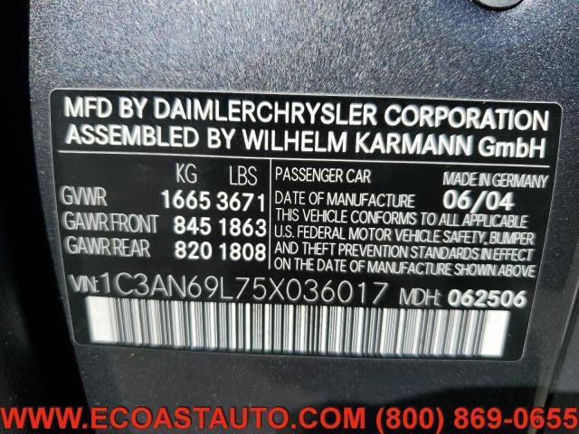 Photo of 2005 Graphite Metallic Chrysler Crossfire