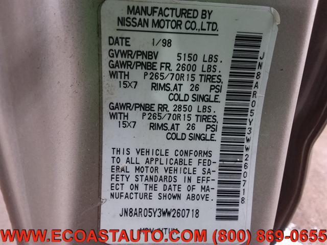 Photo of 1998 Mahogany Pearl Nissan Pathfinder
