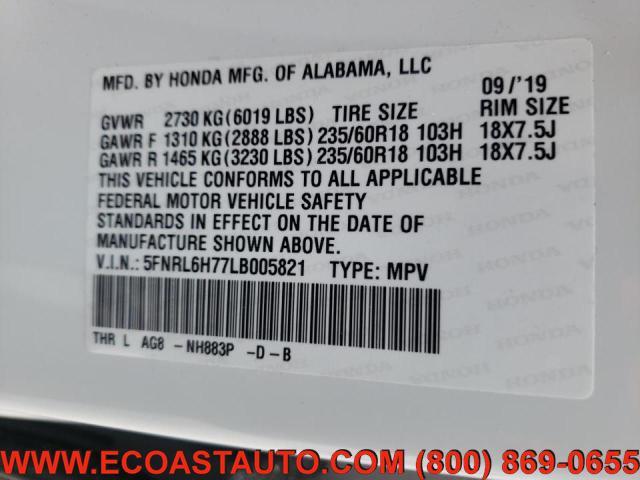 Photo of 2020 Platinum White Pearl Honda Odyssey