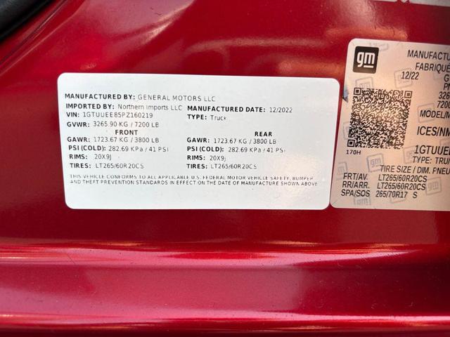 Photo of 2023 Volcanic Red GMC Sierra 1500