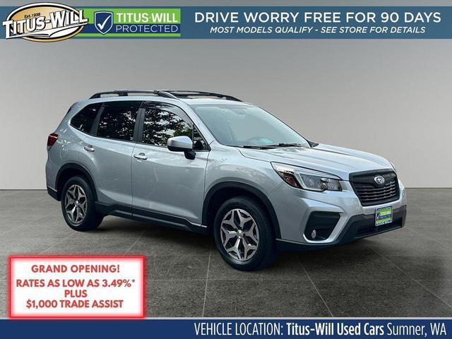 Photo of 2021 Ice Silver Subaru Forester