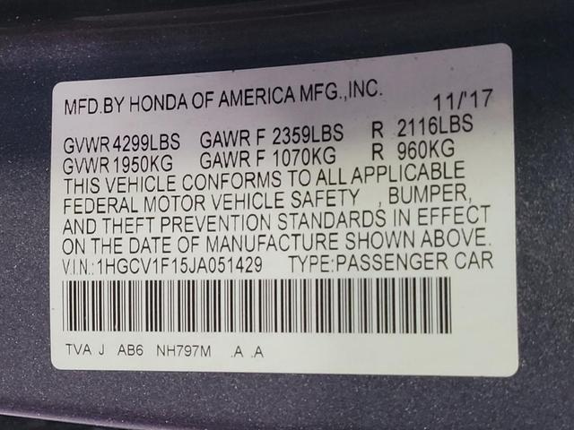 Photo of 2018 Modern Steel Metallic Honda Accord