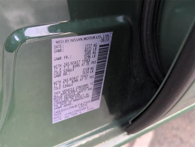 Photo of 2023 Tactical Green Metallic Nissan Frontier