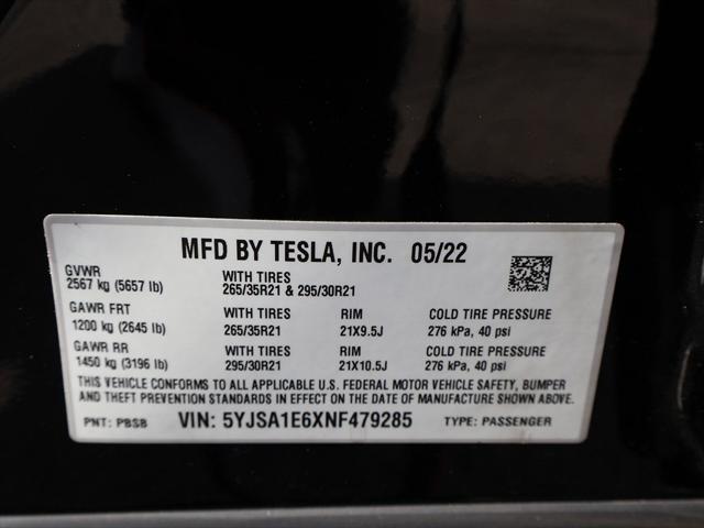 Photo of 2022 Solid Black Tesla Model S