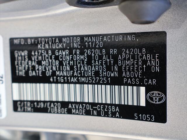Photo of 2021 Celestial Silver Metallic Toyota Camry