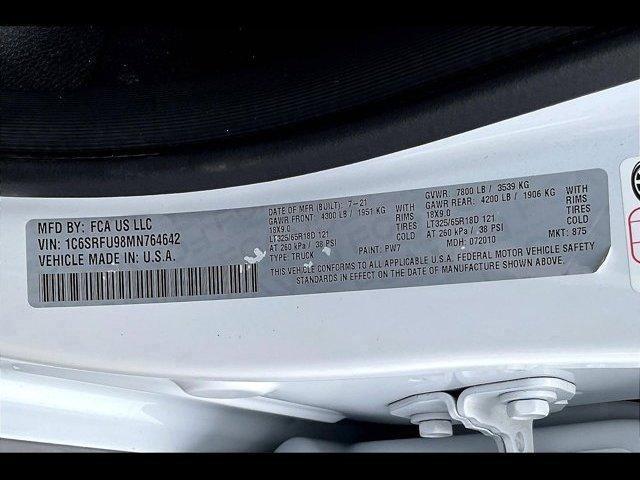 Photo of 2021 Bright White Clearcoat RAM 1500