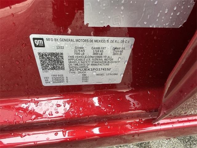 Photo of 2023 Volcanic Red GMC Sierra 1500