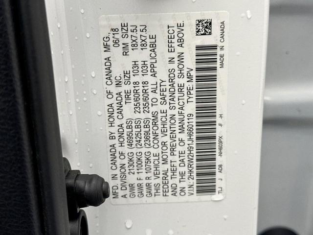 Photo of 2018 White Diamond Honda CR-V