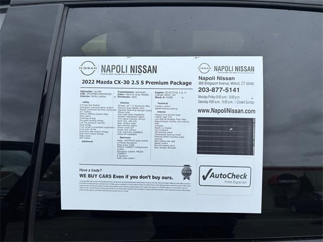 Photo of 2022 Machine Gray Metallic Mazda CX-30
