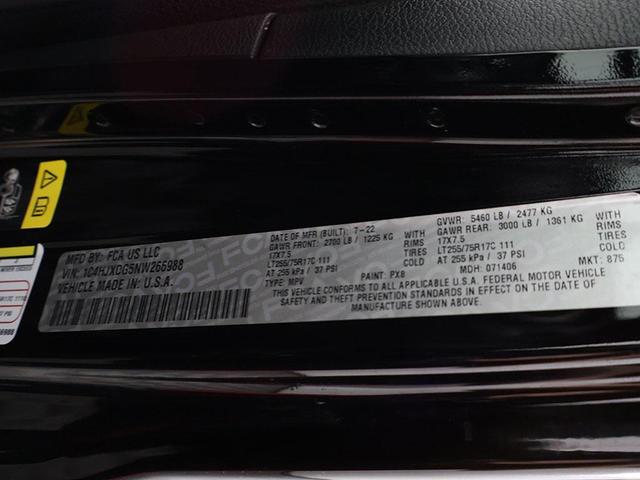 Photo of 2022 Black Clearcoat Jeep Wrangler