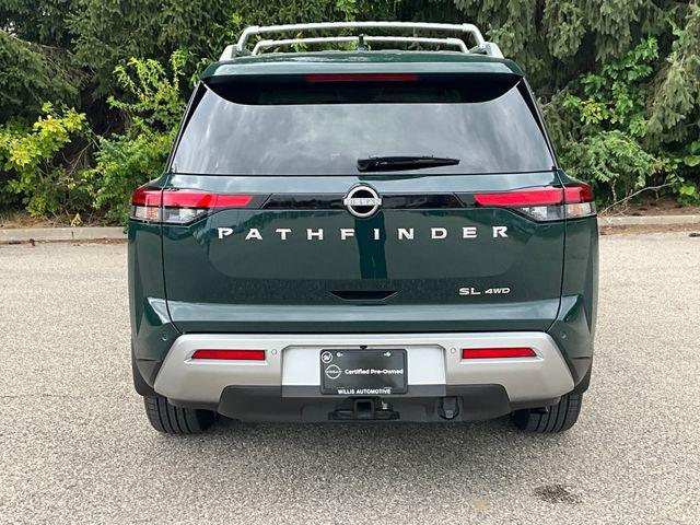 Photo of 2025 Obsidian Green Pearl Nissan Pathfinder
