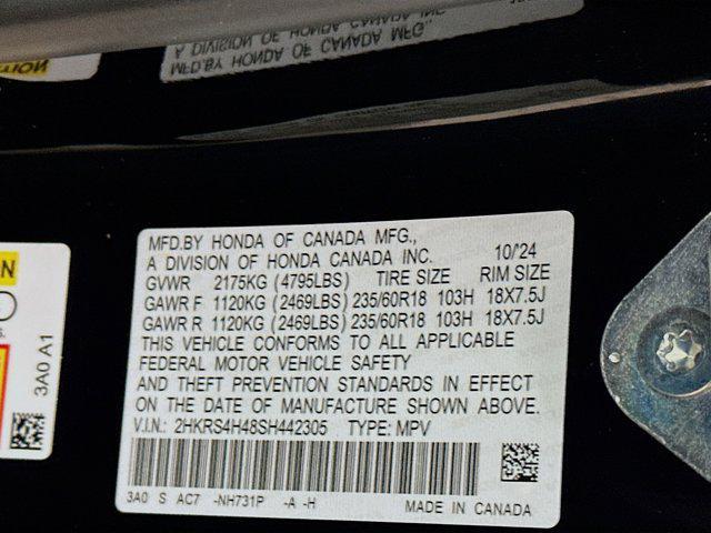 Photo of 2025 Crystal Black Pearl Honda CR-V