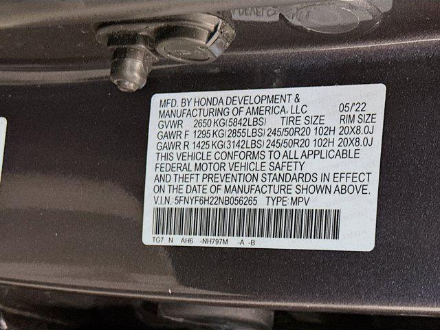 Photo of 2022 Modern Steel Metallic Honda Pilot