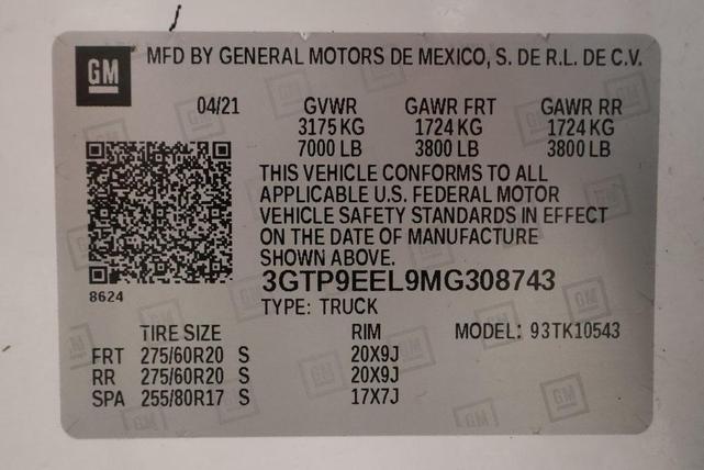 Photo of 2021 Summit White GMC Sierra 1500