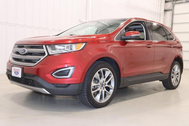 Photo of 2016 Ruby Red Metallic Tinted Clearcoat Ford Edge