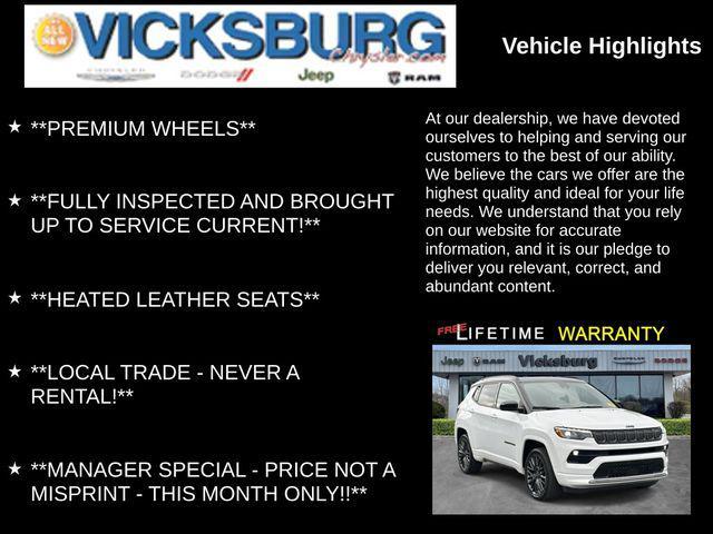 Photo of 2022 Bright White Clearcoat Jeep Compass